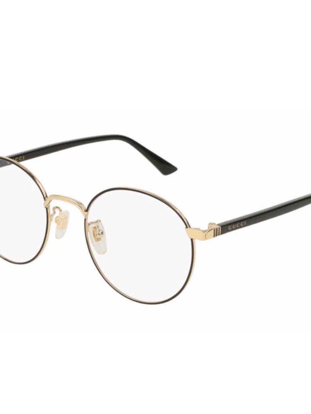 GUCCI GG0297OK-003-52 Eyeglasses Size 52-21-150 Black Unisex